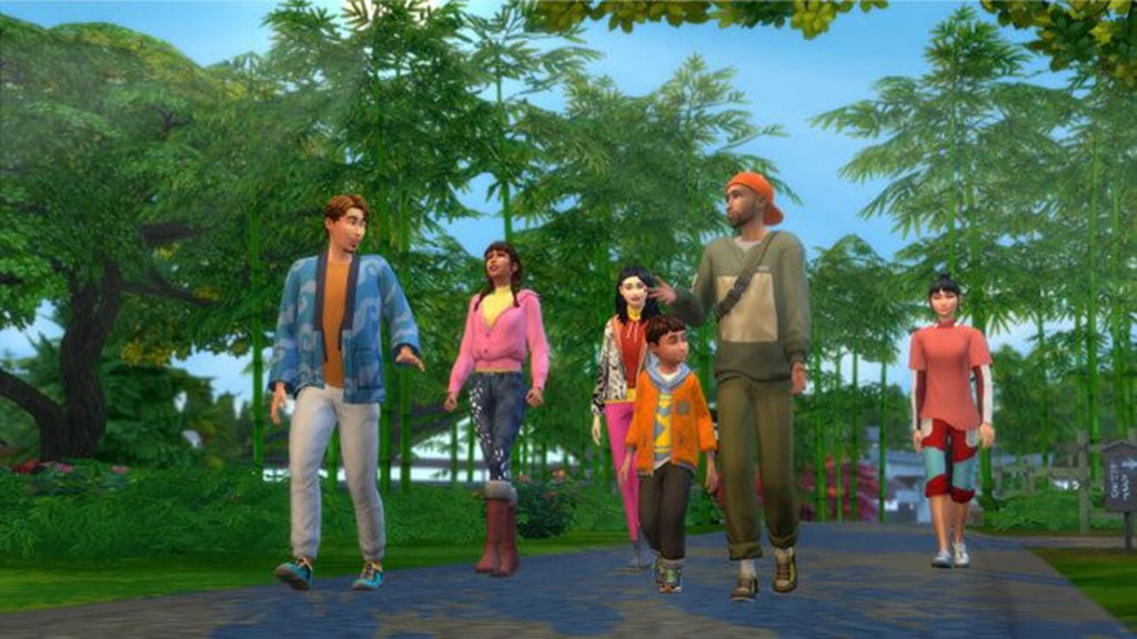 The Sims 4 Diversão na Neve - FLORESTA DE BAMBU