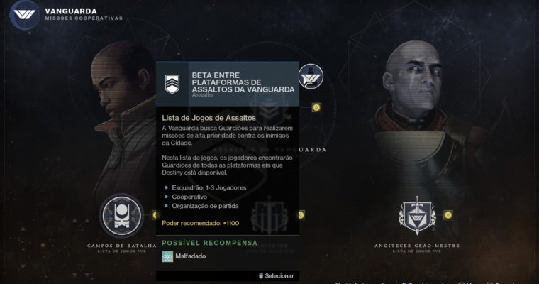 Destiny 2 - Beta da integração de plataformas