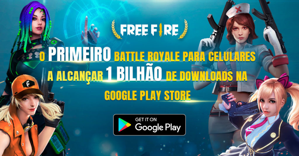 Free Fire - 1 bilhão de downloads