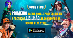 Free Fire - 1 bilhão de downloads