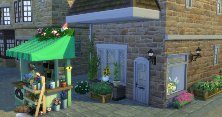 The Sims 4 Vida Campestre - Floricultura de Pintassilgueira