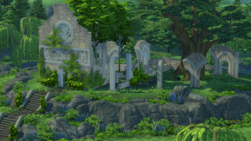 The Sims 4 Vida Campestre - Ruínas da Ilha Felpuda