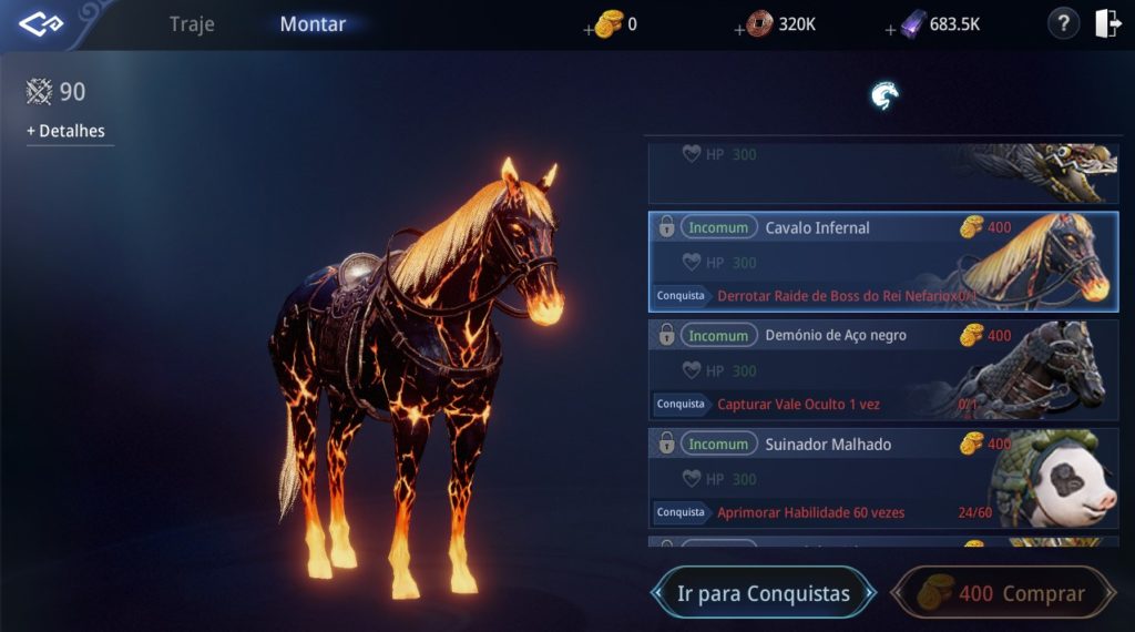 MIR4 - Cavalo Infernal