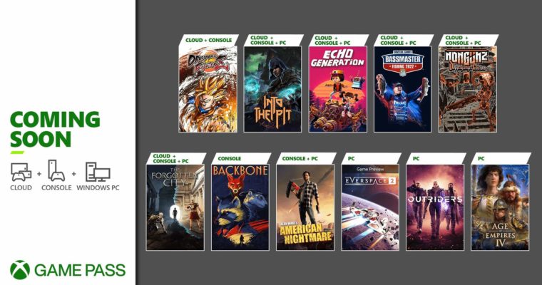 Xbox Game Pass - Novos jogos de Outubro 2021