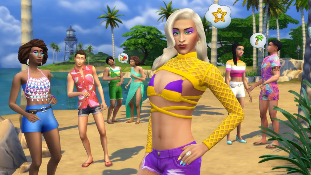 The Sims 4 Kit Moda Bloco de Carnaval