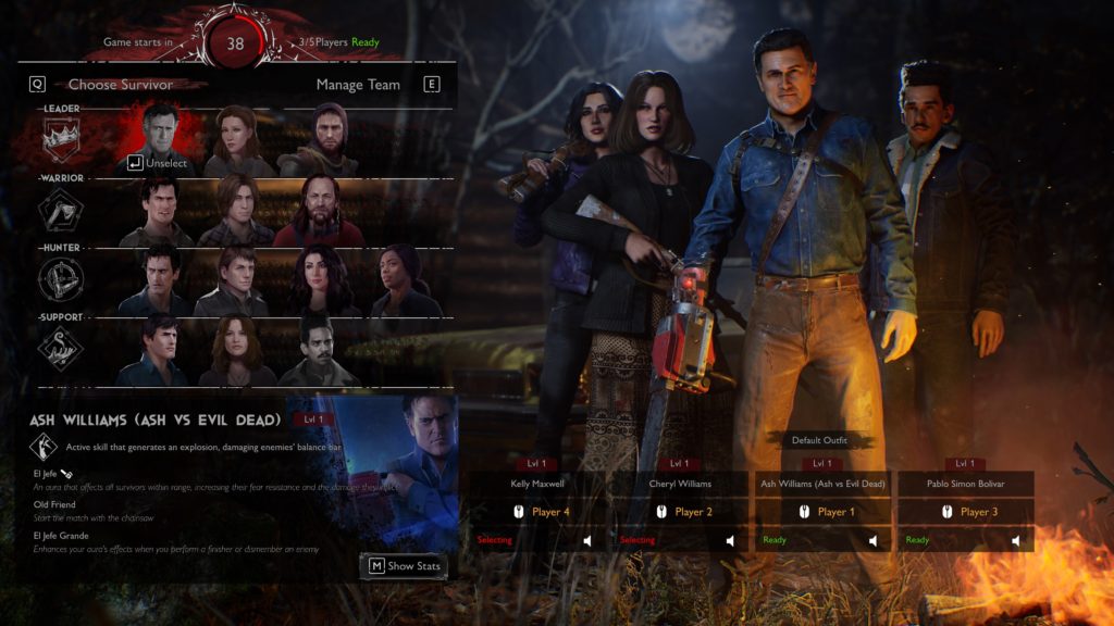 Evil Dead: The Game - Escolha seu personagem