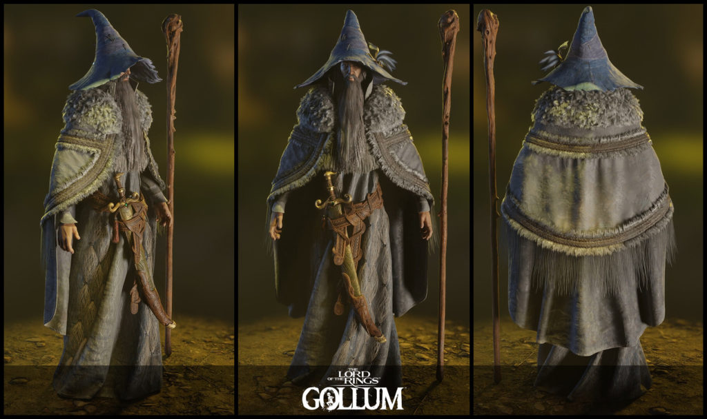 The Lord of the Rings - Golumm - Gandalf 3D