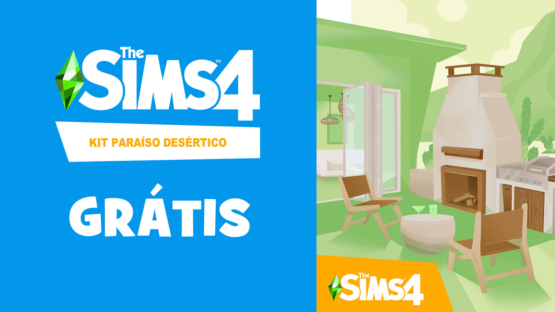 The Sims 4 Kit Paraíso Desértico DE GRAÇA! 