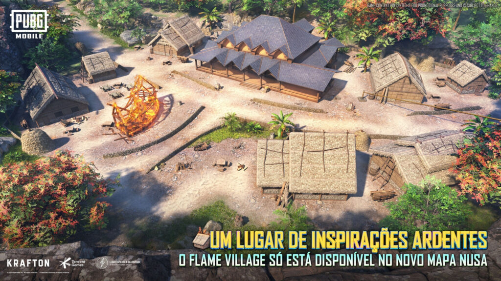 PUBG Mobile - Novo mapa Nusa - Flame Village