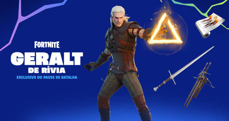 Geralt de Rívia de The Witcher chega hoje ao Fortnite