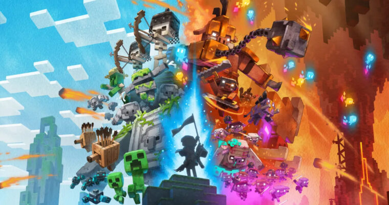 Minecraft Legends chega no dia 18 de abril