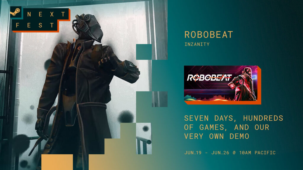 ROBOBEAT chegará ao PC (Steam e Epic Games Store) em 2023.