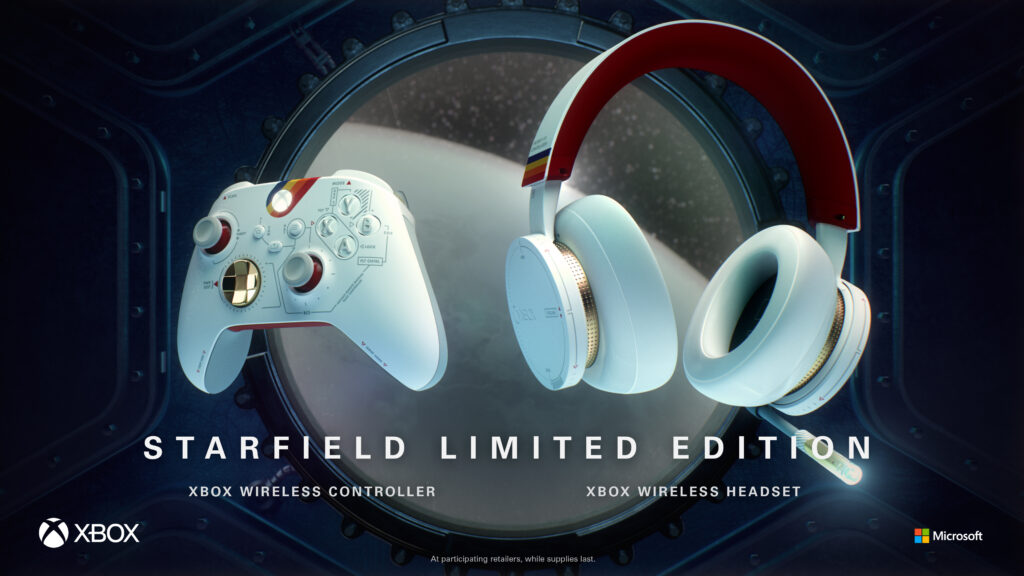 Starfield Edição Limitada Xbox wireless Controle e Headset