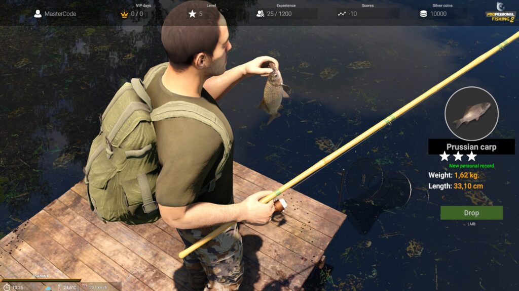 Professional Fishing 2 gameplay