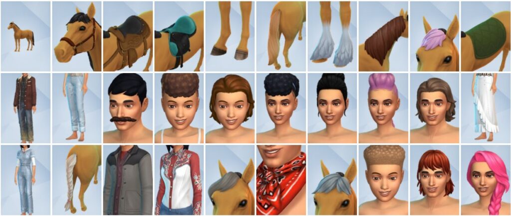 The Sims 4 Tomando as Rédeas - Itens do CAS (1)