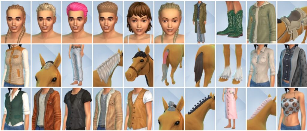 The Sims 4 Tomando as Rédeas - Itens do CAS (2)