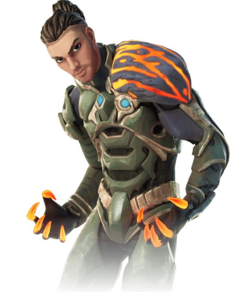 Personagem Relik tem voz original do ator Eduardo Muniz (Credito Epic Games)