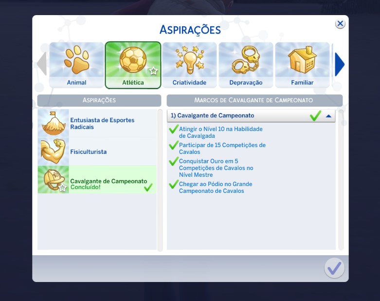 The Sims 4 - Completando a Aspiração de um Sim usando Cheat