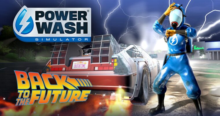 PowerWash Simulator x Back to the Future