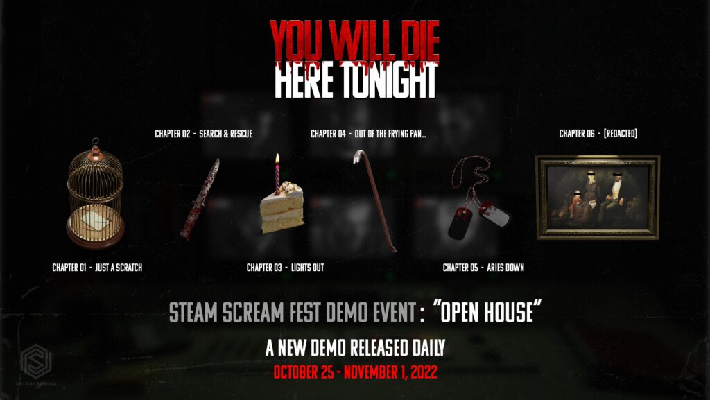 You Will Die Here Tonight - Open House Scream Fest Roadmap