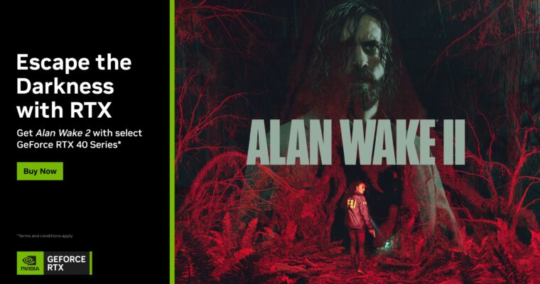 Alan Wake 2 GeForce RTX 40 Series - PC Game Bundle