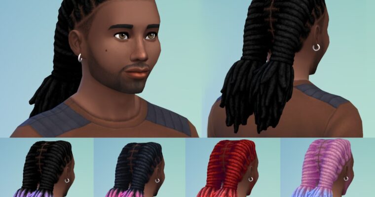 The Sims 4 - Novo penteado com dreadlocks