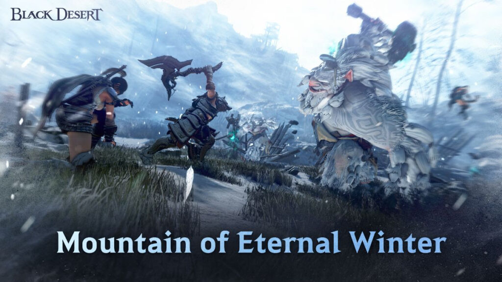 Expansão Mountain of Eternal Winter de Black Desert já está disponível para PlayStation e Xbox