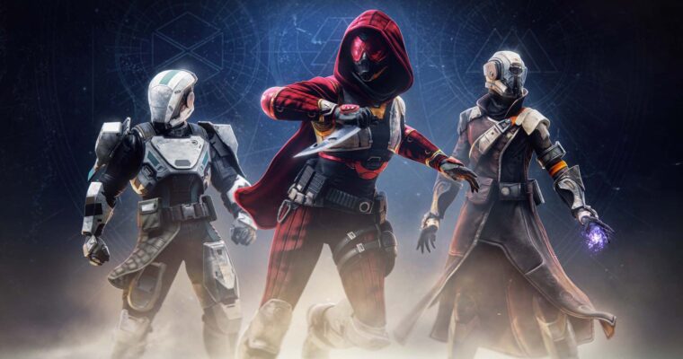 Destiny 10 anos - conjunto de amadura para cada classe inspirado no conceito original do jogo