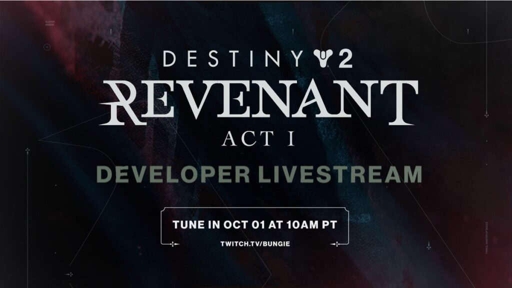 Destiny 2: Retorno - Developer Livestream