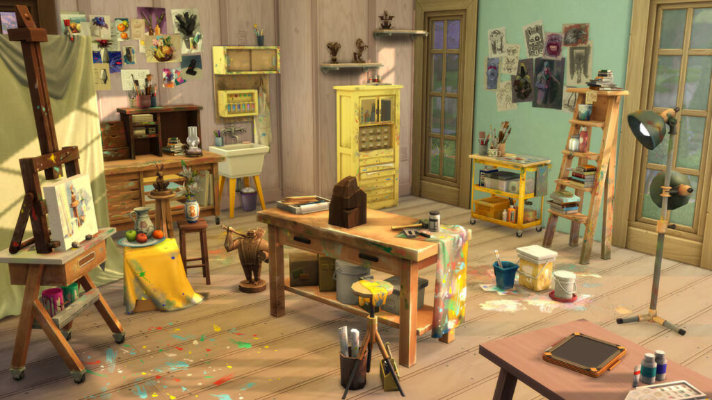 The Sims 4 Kit Artist Studio