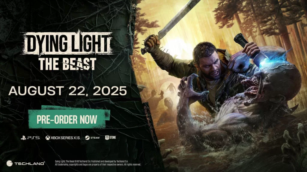 Dying Light: The Beast será lançado em 22 de agosto de 2025 — Mundo Aberto, Terror e Sobrevivência se encontram!