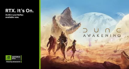 NVIDIA anuncia DLSS 4 com Multi-Frame Generation para Dune Awakening