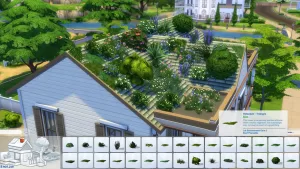 The Sims 4 inclui Telhados e Paredes de Vidro e Plantas em Telhados em atualização gratuita