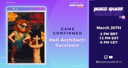 Hell Architect: Survivors confirmado no Mundo Gamer Showcase 2026